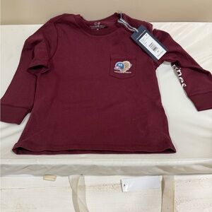 Vineyard vines turkey bowl 2025 LS NWT 4T